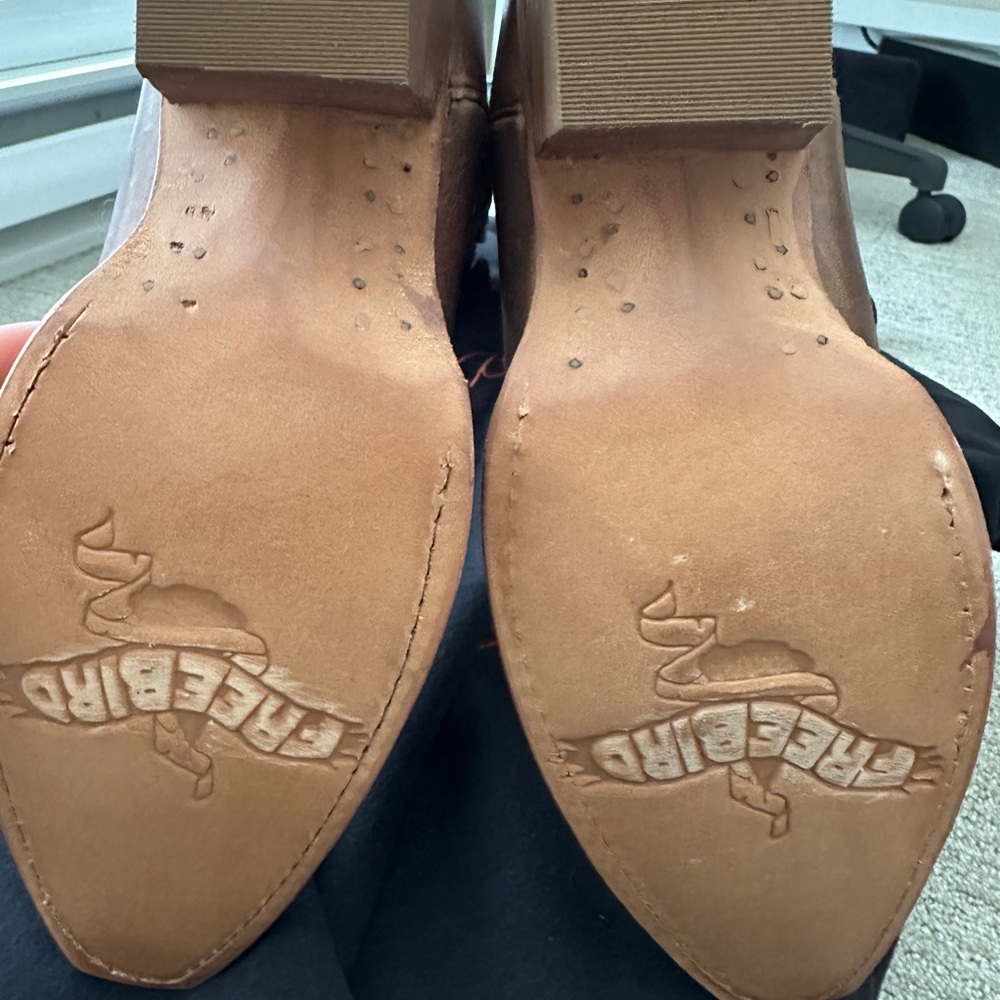 New Freebird Woodland Western Cowboy Boots Tan 7 - Picture 9 of 10